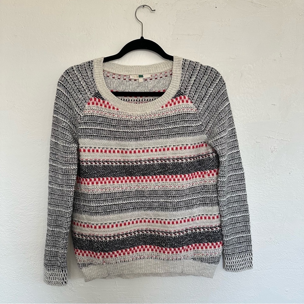 Maje Multi Striped Sweater
